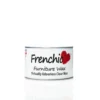 A 400ml tin of Frenchic Furniture Wax with a white label and red heart logo, ideal for finishing chalk paint furniture.
