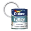 Dulux Once Eggshell Pure Brilliant White paint tin