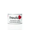 Frenchic Furniture Wax 400ml in a white can with red heart logo, ideal for chalk paint finishing, available at Stringers DIY.