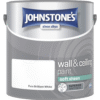 Johnstone’s Retail Soft Sheen Emulsion Brilliant White tin for walls and ceilings