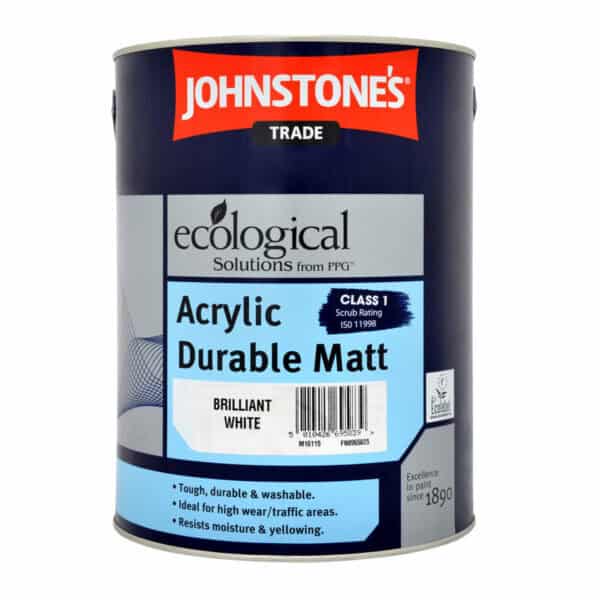 ohnstone's Trade Acrylic Matt Brilliant White – High-opacity matt paint for walls