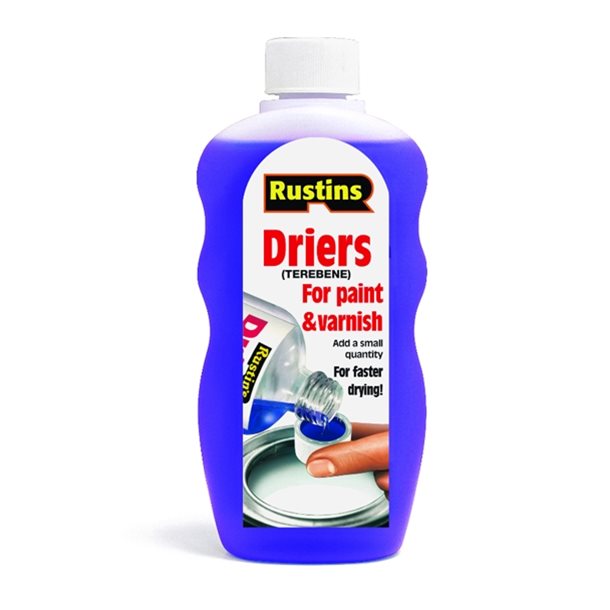 Rustins Paint Drier 300ml – additive to accelerate oil-based paint and varnish drying times