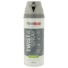 PlastiKote Premium Twist & Lock Spray Paint Primer 400ml grey – multi-surface adhesion basecoat.