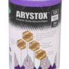Arystox Ceramic Pro Sanding Paper Roll 5m in purple with black label, featuring product details and benefits for DIY decorating projects.
