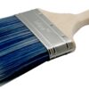 High-quality Axus Décor Blue Series Pro paint brush with wooden handle and synthetic bristles for smooth, precise painting finishes.
