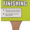 Axus Décor Lime Series wood finishing brush with natural bristles and ergonomic handle for smooth application of stains and varnishes.