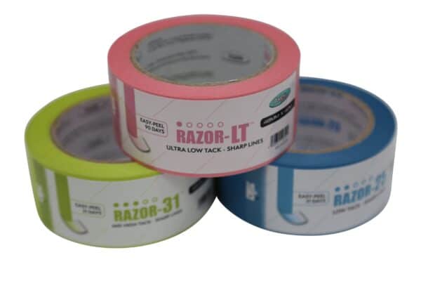 Axus Décor Razor Washi Precision Masking Tape group image – precision masking tape for clean paint lines.