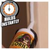 Gorilla Heavy-Duty Grab Adhesive 290ml cartridge shown with instant hold feature, ideal for strong bonding in DIY projects.