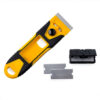 Olfa Pro Glass Scraper GSR-2 with ergonomic handle and safety cover.