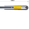 Olfa Wallpaper Knife 12.5mm MT1WP2– slim precision knife for wallpaper. Unpackaged.