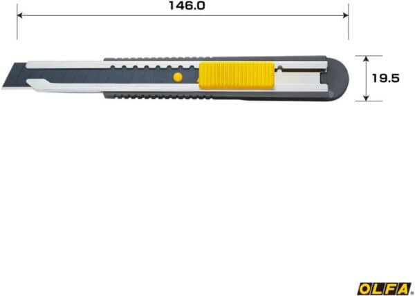 Olfa Wallpaper Knife 12.5mm MT1WP2– slim precision knife for wallpaper. Unpackaged.