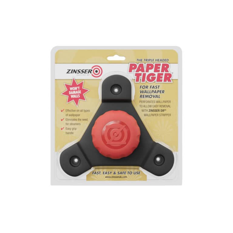 Zinsser Paper Tiger triple‑head scoring tool set – scores large areas quickly to prep wallpaper for stripping