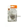 X-Hook Brass Head Picture Pins 10 pack for secure picture and frame hanging.