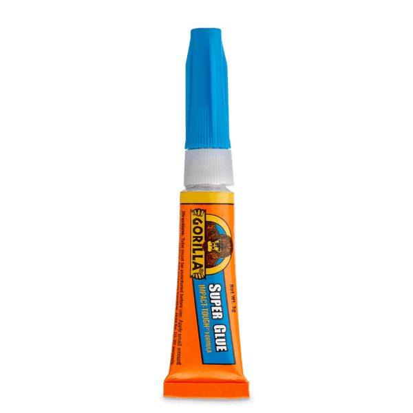 Gorilla Super Glue 3g. Fast-setting, impact-tough clear adhesive for instant repairs and precision bonding