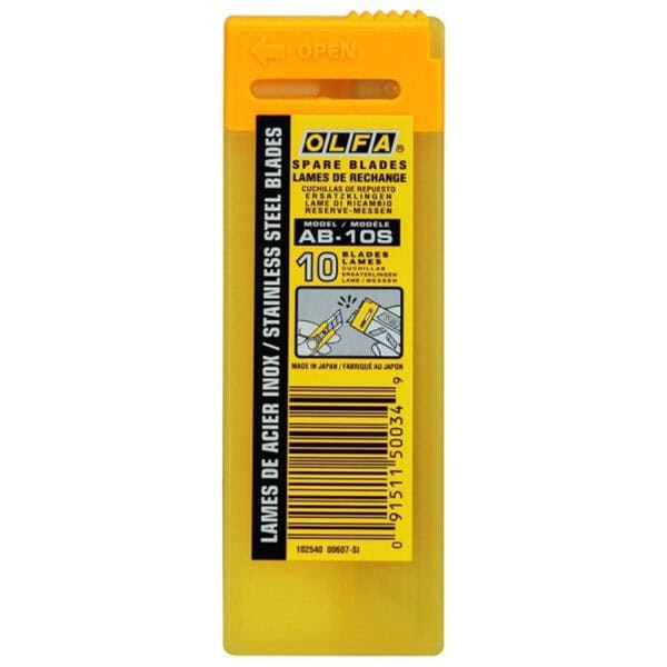Olfa Endurance Snap Off Blades 9mm AB-10S (10pk) – long-life replacement blades.