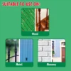 Image showing suitable surfaces for paint removal including wood, metal, and masonry at Stringers Home Decorating Centre.