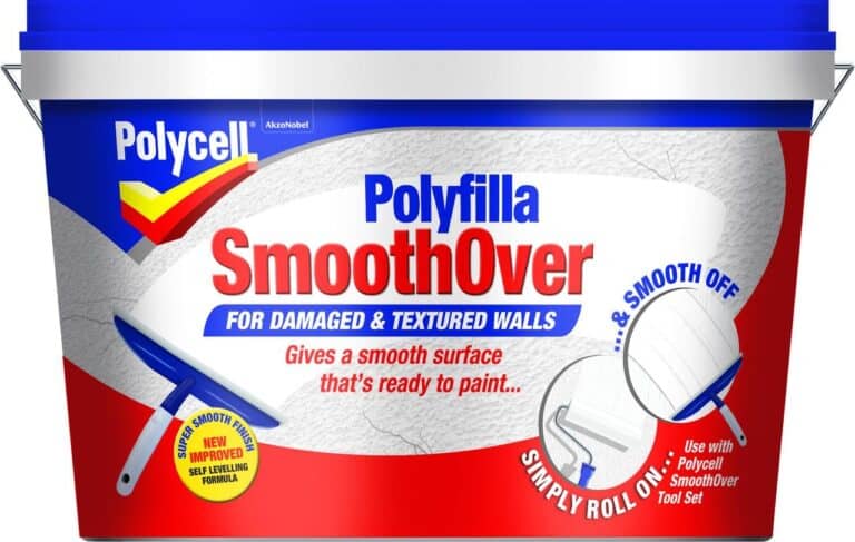 2.5l Polycell Smoothover – wall treatment for smoothing textured finishes before painting or wallpapering