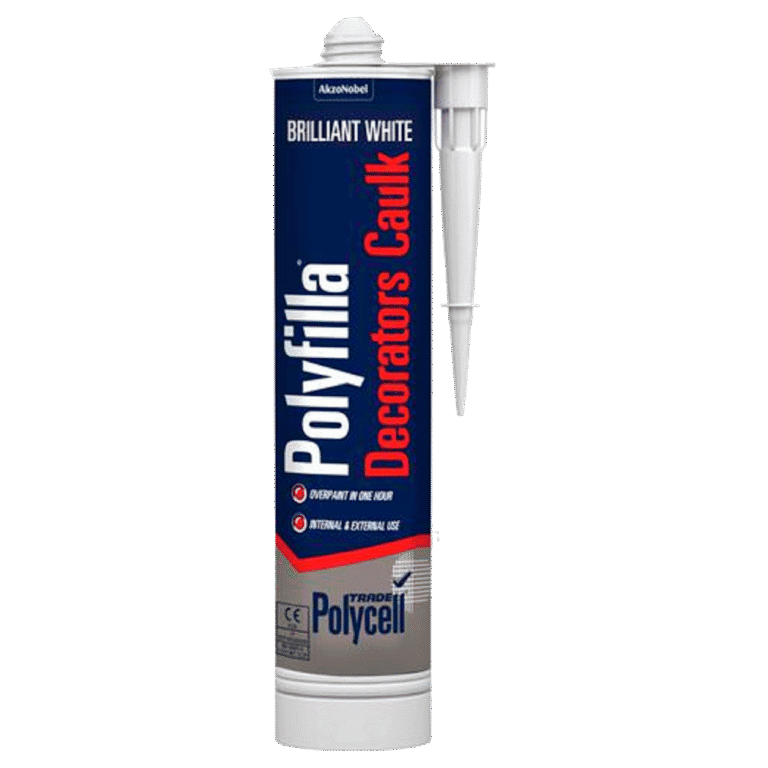 Polycell Trade Decorators Caulk – flexible filler for sealing interior gaps and cracks before painting