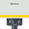 Harris Essential 4" Flat Masonry Brush – durable brush for masonry and exterior walls