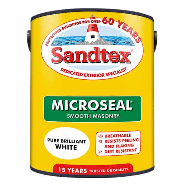 Sandtex Smooth Masonry Paint – durable exterior wall paint with smooth, dirt-resistant finish