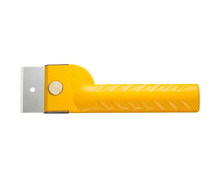 Olfa Multi Purpose Razor Scraper Knife BTC-1 with stainless steel blade and safety cover.