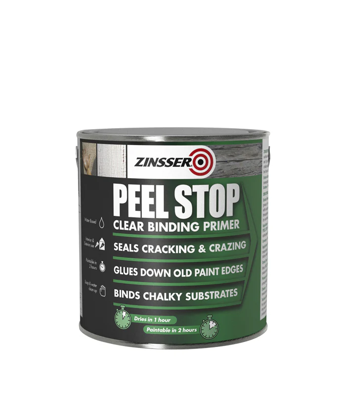 Zinsser Peel Stop Sealer 2.5l – clear primer for peeling, cracked, or chalky surfaces