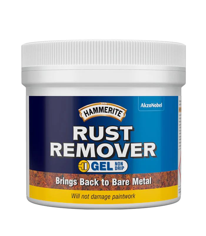 Hammerite Rust Remover Gel 100ml – brush-on treatment for rusted gates, railings, and car bodywork