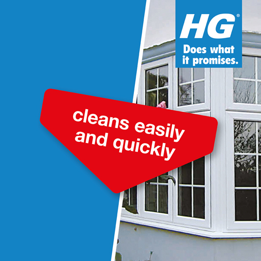 HG Power Cleaner 500ml for uPVC doors, windows & frames, effective and easy to use for cleaning and maintenance.