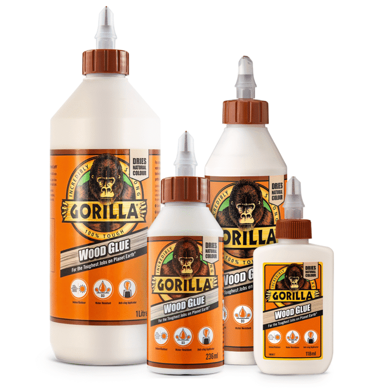 Gorilla Wood Glue – water-resistant adhesive for carpentry, joinery, and furniture repairs