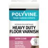 Polyvine Heavy Duty Clear Satin Floor Varnish 2l – ultra-tough, tintable coating for woode