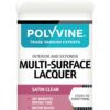1l Polyvine Multi Surface Interior/Exterior Clear Lacquer in Satin Finish