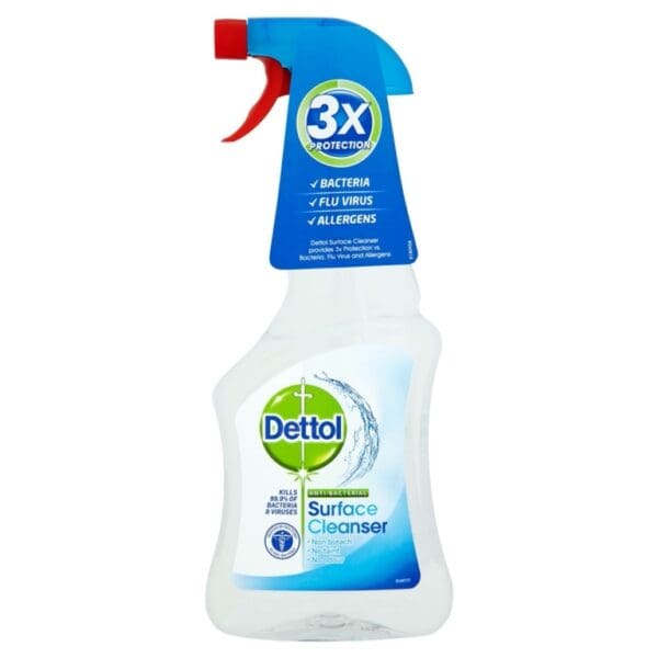 Dettol Surface Spray 500ml – Antibacterial Multi-Surface Cleaner