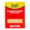 Fit For The Job Sandpaper Fine Grade – 10 sheets for smooth finishing