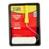 Fit For The Job 9 inch long pile masonry roller set with tray and roller frame.