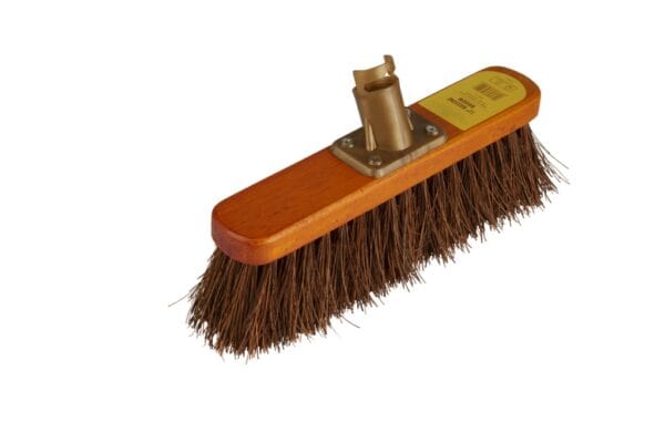 Groundsman Bassine Broom Head 12 inch with natural bassine bristles