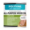 Polyvine Wood Oil Sample Size – Satin Clear Finish for Interior and Exterior Wood – 100ml