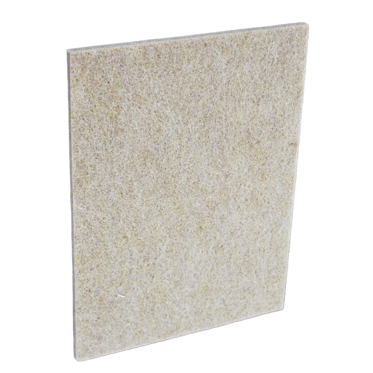 Securit Rectangular Felt Pads 110 x 150mm pack of 2 self adhesive furniture protectors