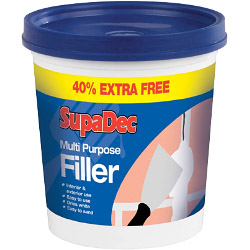 SupaDec Multi-Purpose Filler – Ready to Use –1kg +40% tub for smooth, quick wall and wood repairs.