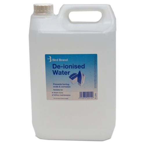 Bird Brand De-Ionised Water 25L – Purified Water for Household & Automotive Use