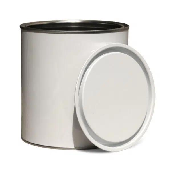 Empty Paint Can Plain White 5 Litre.