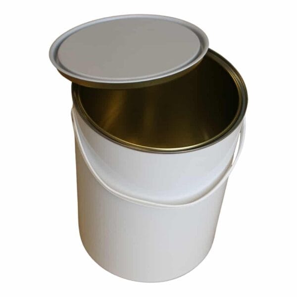 Empty Paint Can Plain White 250ml.