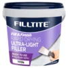 Filltite ultra light white filler 1.5kg ready to use tub.