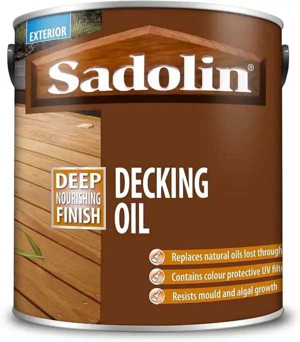 Sadolin Decking Oil 2.5L – Exterior Wood Treatment with UV Protection and Deep Nourishing Finish